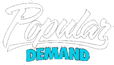 popular demand logo trans white